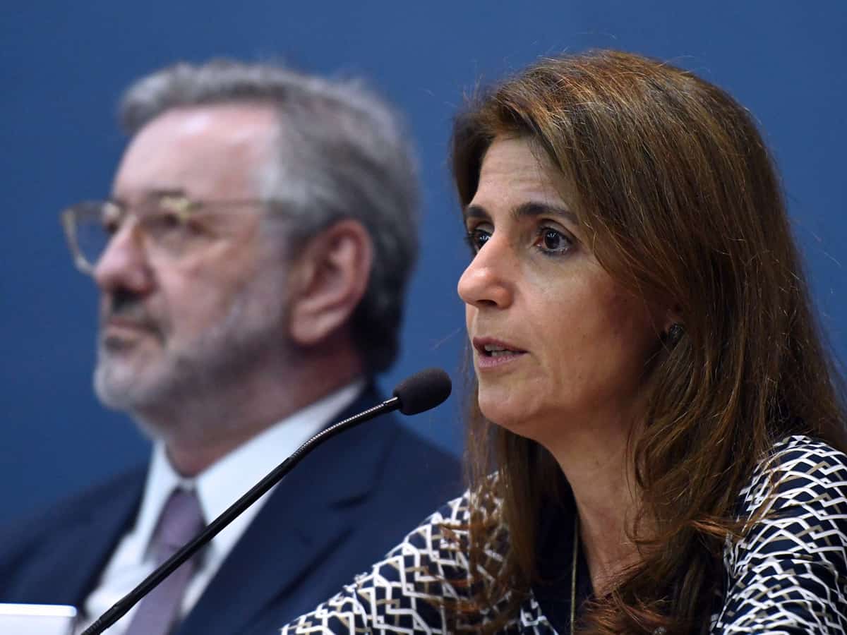 Ana Estela Haddad durante a Abertura da Semana da Mulher - 06/03/2023